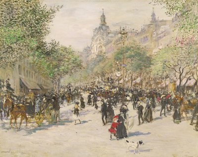 ブールバールオスマン 作： Jean Francois Raffaelli