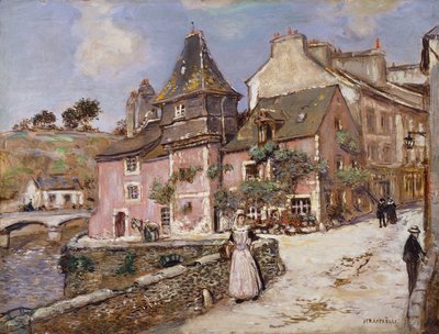 ブレトンタウンのシーン、 作： Jean Francois Raffaelli