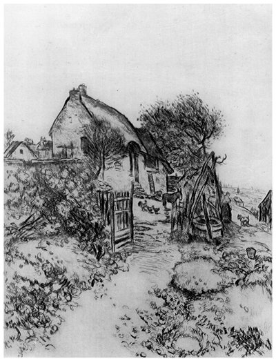 La Chaumiere、c1870-1920 1924 作： Jean Francois Raffaelli
