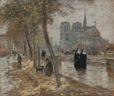 ノートルダム・ド・パリ 作： Jean Francois Raffaelli