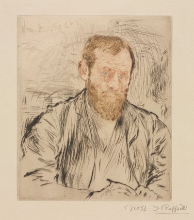 自画像 作： Jean Francois Raffaelli