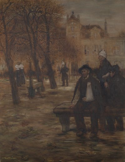 古い回復期、1892年 作： Jean Francois Raffaelli