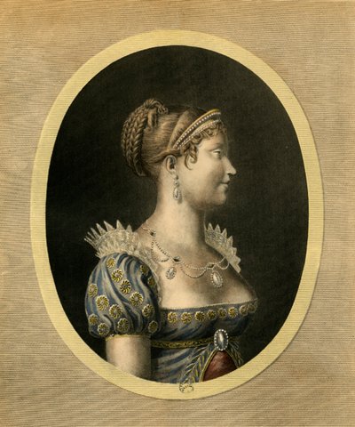 マリールイーズ、パルマ公爵夫人、1810年、1921年。 作： Jean Francois Ribault