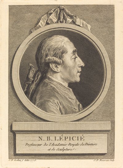 N.B. レピシー 作： Jean Francois Rousseau after Charles Nicolas Cochin II