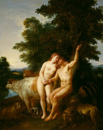 アダムとイブ 作： Jean François de Troy