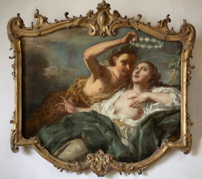 バッカスとアリアーヌ。ジャン・フランソワ・ド・トロイ（1679-1752）の作品。油彩・キャンバス 作： Jean François de Troy