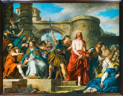 Le Christ devant Pilate - ピラトの前のキリスト... 作： Jean-François de Troy