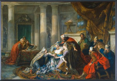 エステルの失神・・・。 作： Jean-François de Troy