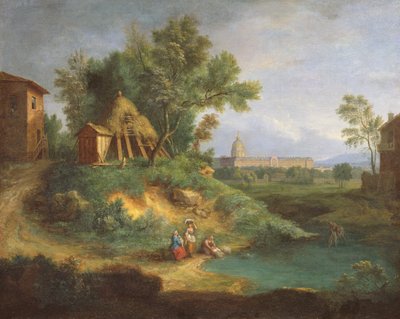 ホテルデアンヴァリッド、グルヌイエールからの眺め 作： Jean Francois, the Younger Millet