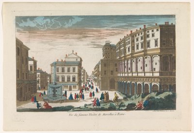 ローマのマルセルス劇場の眺め ローマのマルセルス劇場 (オブジェクトのタイトル) 作： Jean François Daumont
