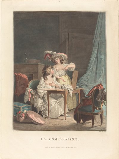 比較 作： Jean François Janinet after Nicolas Lavreince