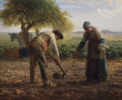 じゃがいもプランター 作： Jean Francois Millet