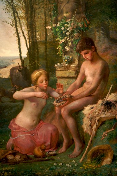 春（ダフニスとクロエ） 作： Jean Francois Millet