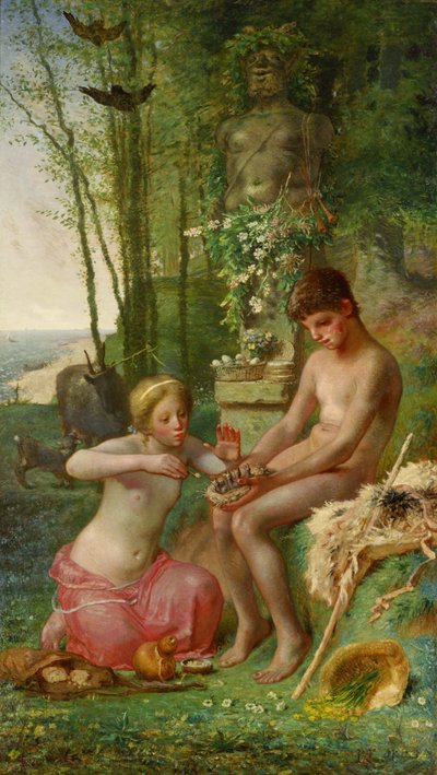 春（ダフニスとクロエ） 作： Jean Francois Millet