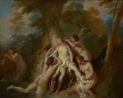 ダイアナと彼女のニンフの入浴、1722-4 作： Jean François de Troy
