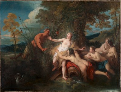 パンとシリンクス 作： Jean François de Troy