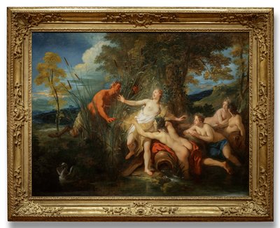 パンとシリンクス、1720。 作： Jean François de Troy