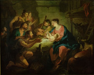 羊飼いの礼拝、1725 作： Jean François de Troy