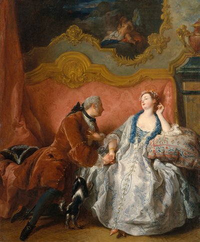 愛の宣言、ca。 1724年。 作： Jean François de Troy
