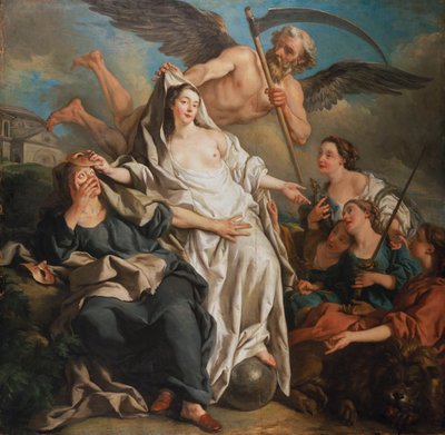 真実を明らかにする時間、1733 作： Jean François de Troy