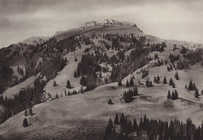 ホテル リギ・クルム (白黒写真) 作： Jean Gaberell