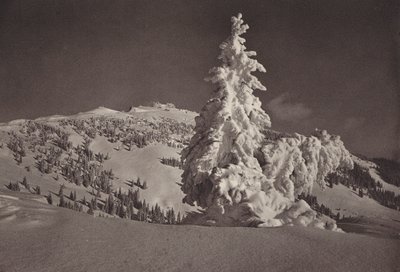 リギ・カルトバッド、スキゲランデ、リギ・クルム (白黒写真) 作： Jean Gaberell