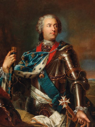 フランス国王ルイ 15 世の肖像 1710 ～ 1774 年。 作： Jean Gaspard Heilmann