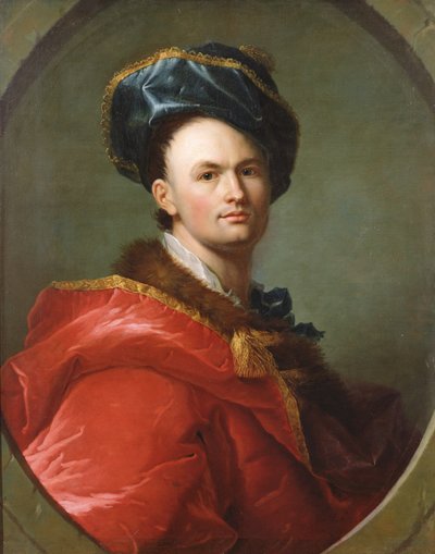 自画像 作： Jean Gaspard Heilmann