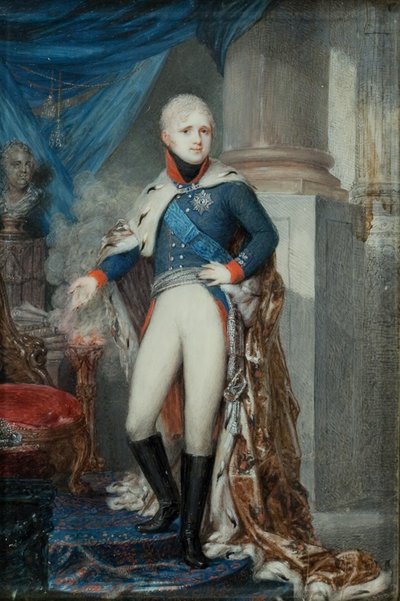 皇帝アレクサンドル 1 世の肖像 1777 ～ 1825 年、1800 年代初頭 作： Jean Gerin