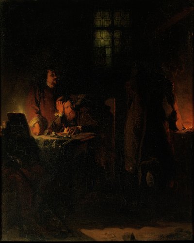 哲学者の石を探す錬金術師、1848 作： Jean Hegesippe Vetter