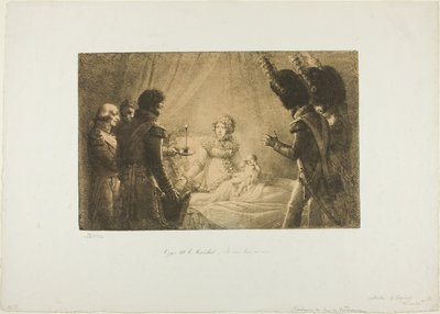 ほら、M. le Maréchal、私は本当に彼の母親です... 作： Jean Henri Marlet