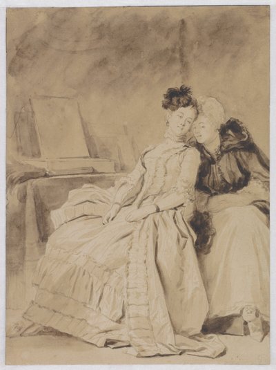 親密な会話 作： Jean Honore Fragonard