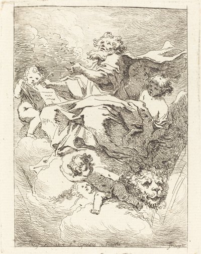 聖マルコ 作： Jean Honoré Fragonard after Giovanni Lanfranco