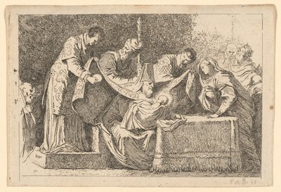 割礼 作： Jean Honoré Fragonard after Jacopo Tintoretto