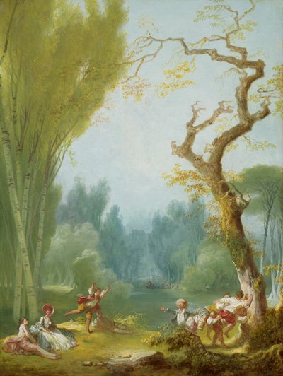 馬とライダーのゲーム 作： Jean Honore Fragonard