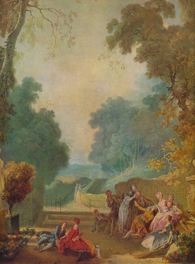 ホットコックルのゲーム、c1775-1780 作： Jean Honore Fragonard