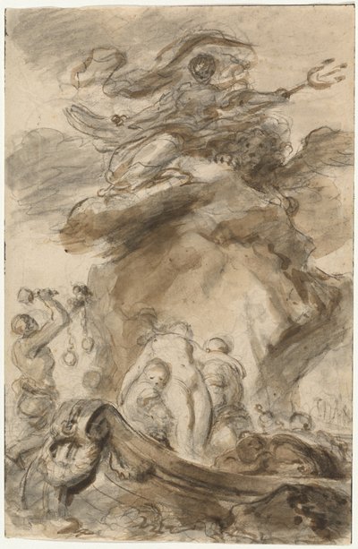 オークにさらされるアンジェリカ 作： Jean Honore Fragonard