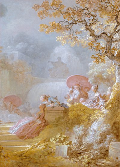 Blindmans Buff（Le Colin-Maillard）c.1755-80 作： Jean Honore Fragonard
