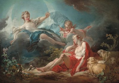 ダイアナとエンディミオン 17531756年頃 作： Jean Honore Fragonard