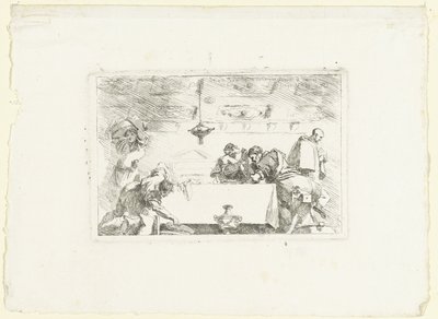 エマウスの弟子たち 作： Jean Honore Fragonard