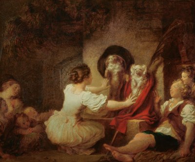 教育はすべて、c.1780 作： Jean Honore Fragonard