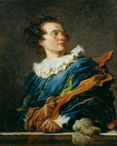 ファンタジーの図：サン＝ノン修道院長の肖像（1727-91）1769 作： Jean Honore Fragonard