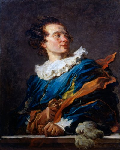 ファンタジーの図：聖ノン修道院長の肖像1769 作： Jean Honore Fragonard