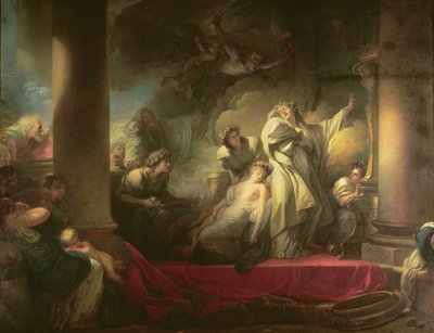 パウサニアス（紀元2世紀）の「ギリシャの説明」のシーン1765 作： Jean Honore Fragonard