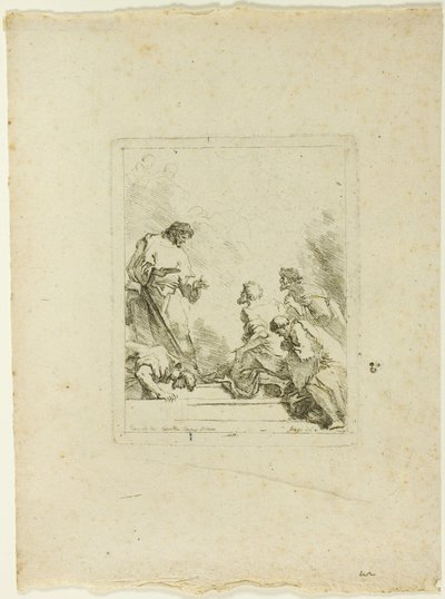 聖体の制度 作： Jean Honore Fragonard