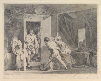 内閣、1778年。 作： Jean Honore Fragonard