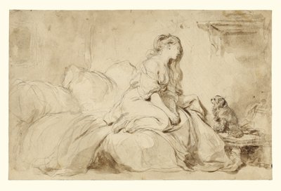 ああ、彼が私に忠実であったなら 作： Jean Honore Fragonard