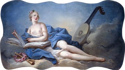 音楽の擬人化、 作： Jean Honore Fragonard