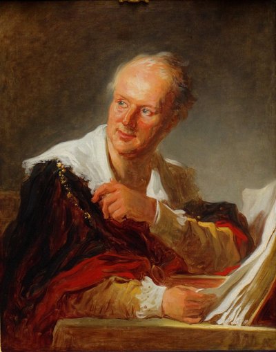 デニスディドロの肖像17131784、1769年頃 作： Jean Honore Fragonard