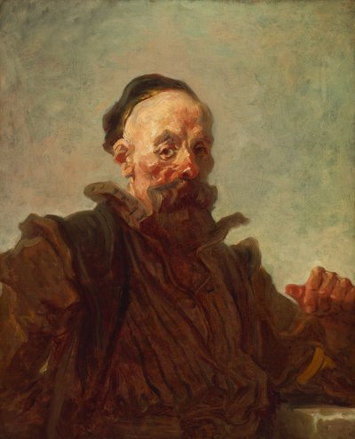 コスチュームを着た男の肖像 作： Jean Honore Fragonard